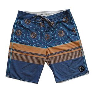 O'Neil Hyperfreak Men's Size 29 Aztec Swim Beach Surfing Board Shorts Drawstring